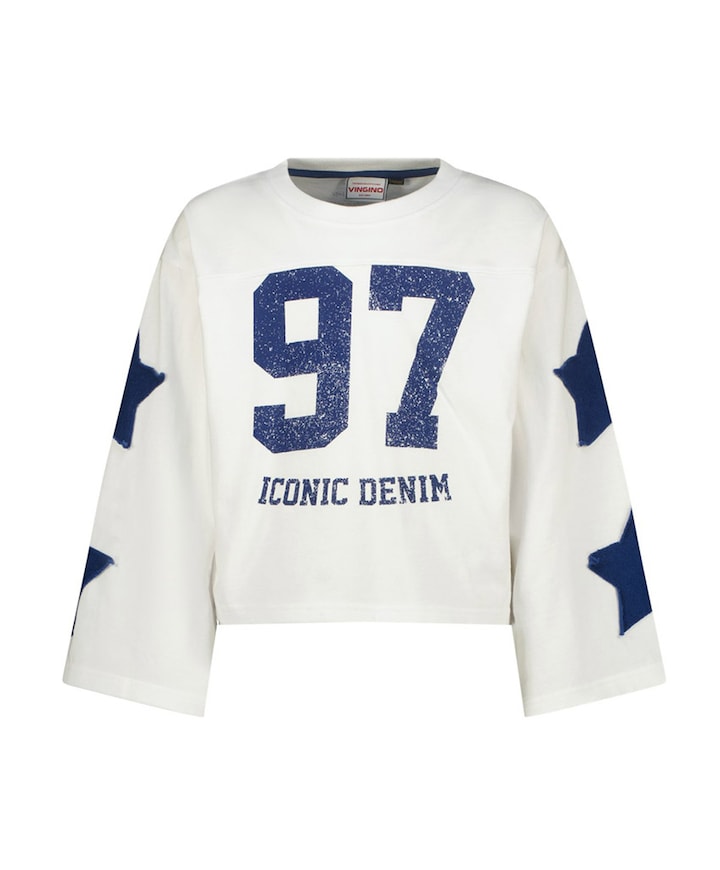 Meisjes longsleeve wit