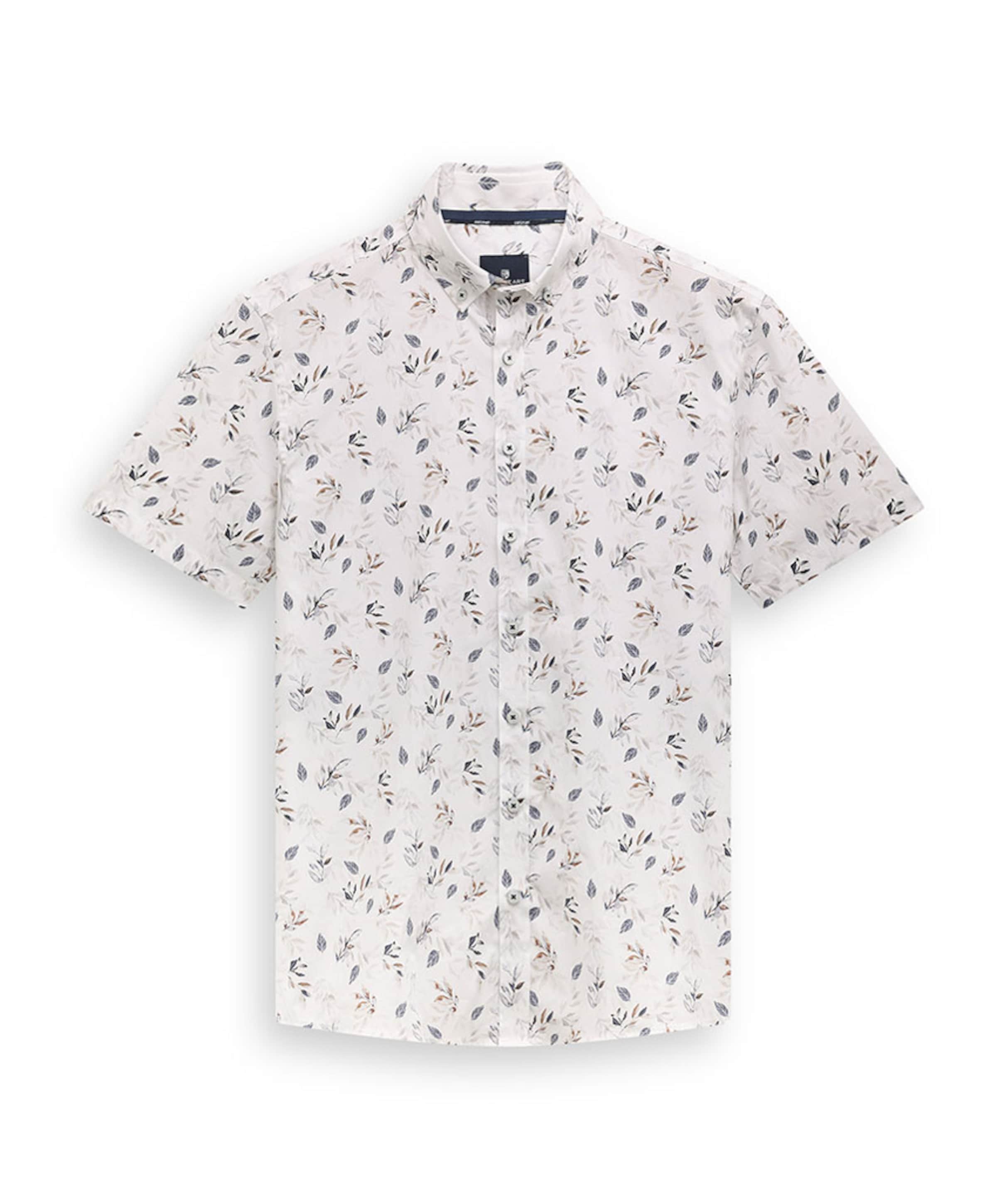 Heren overhemd korte mouw wit