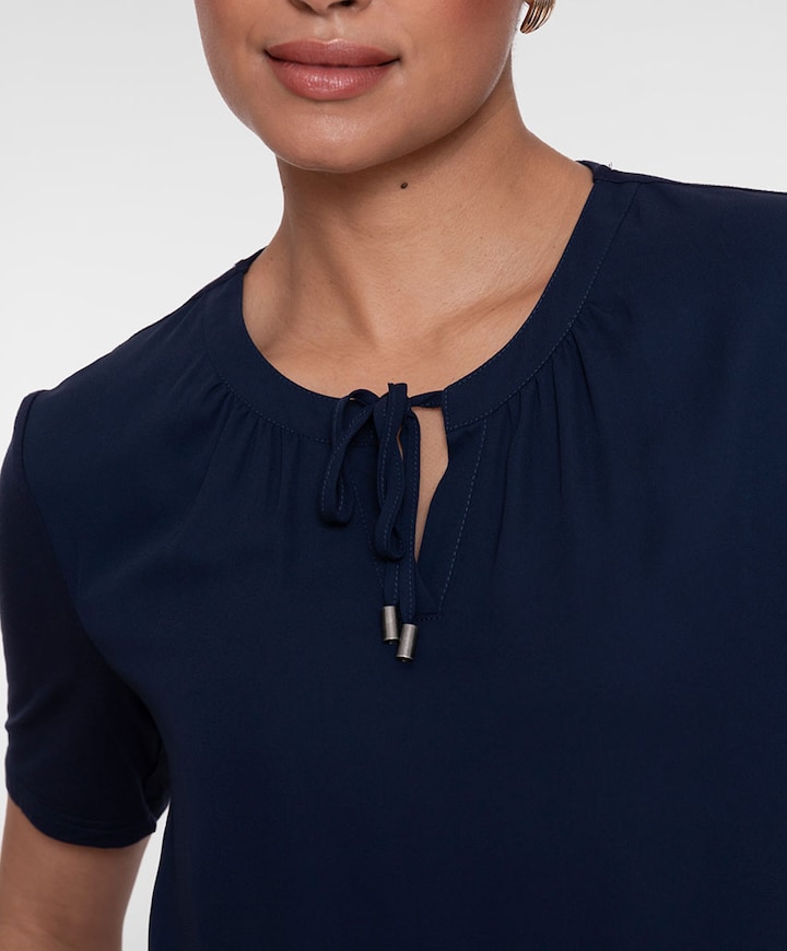 Dames blouse blauw