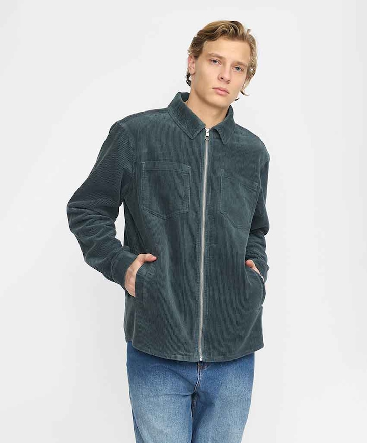 Heren overshirt groen