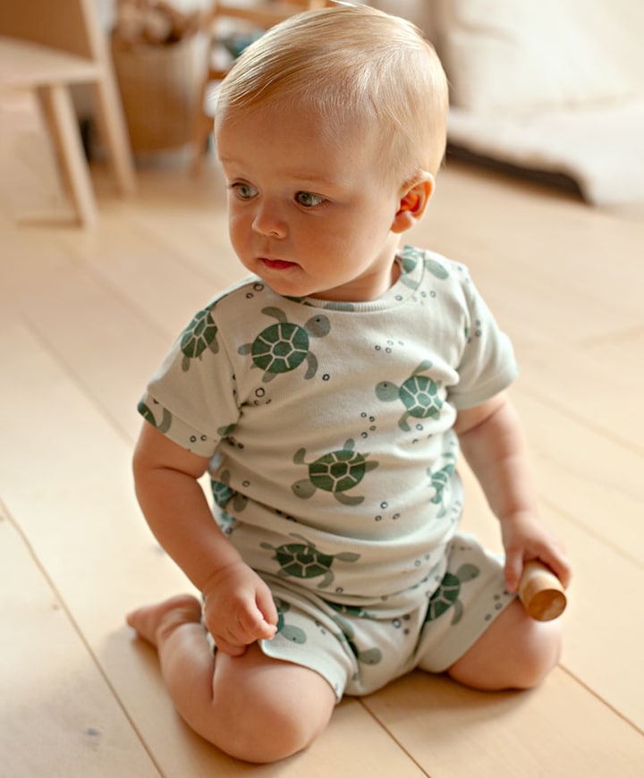 Jongens pyjamaset groen