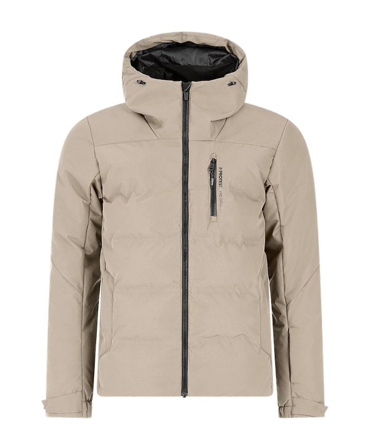 Heren ski-jas beige