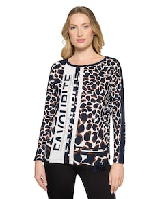 Dames longsleeve blauw