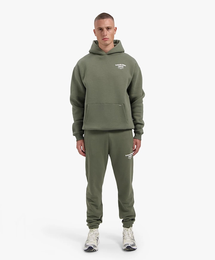 Heren hoodie groen