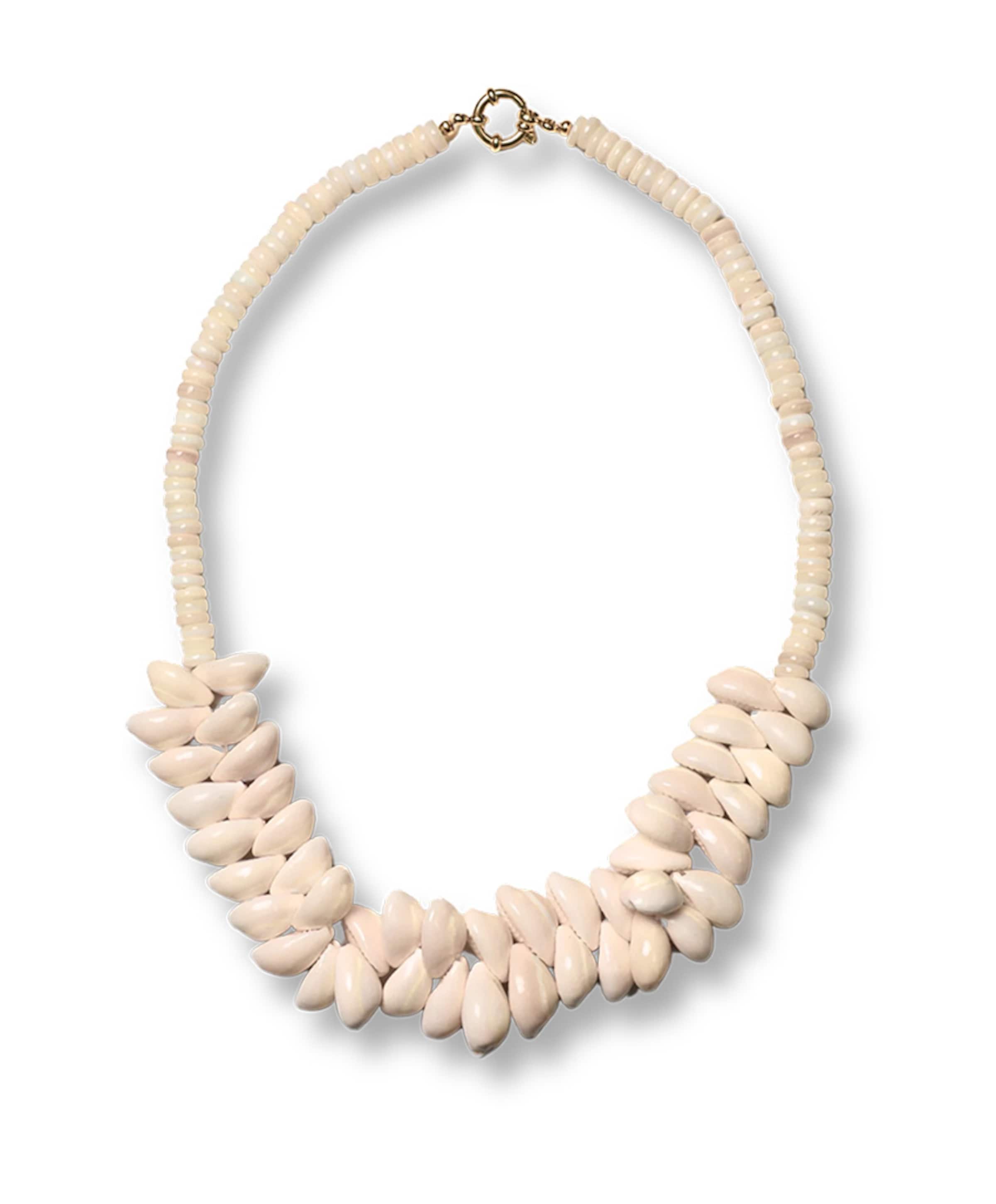 Dames ketting wit