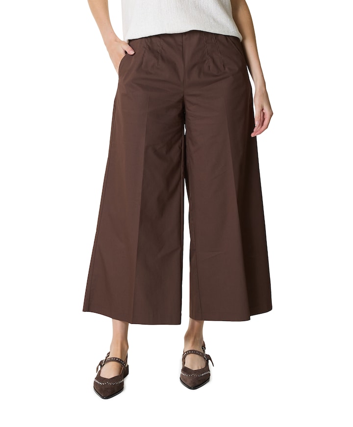 Jenny Culotte dames broek bruin