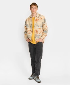 Heren overshirt blauw