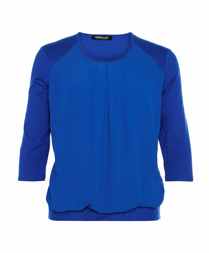Dames longsleeve blauw