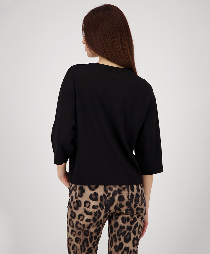 Dames longsleeve zwart