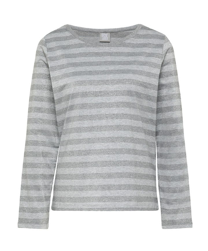 Dames longsleeve zilver