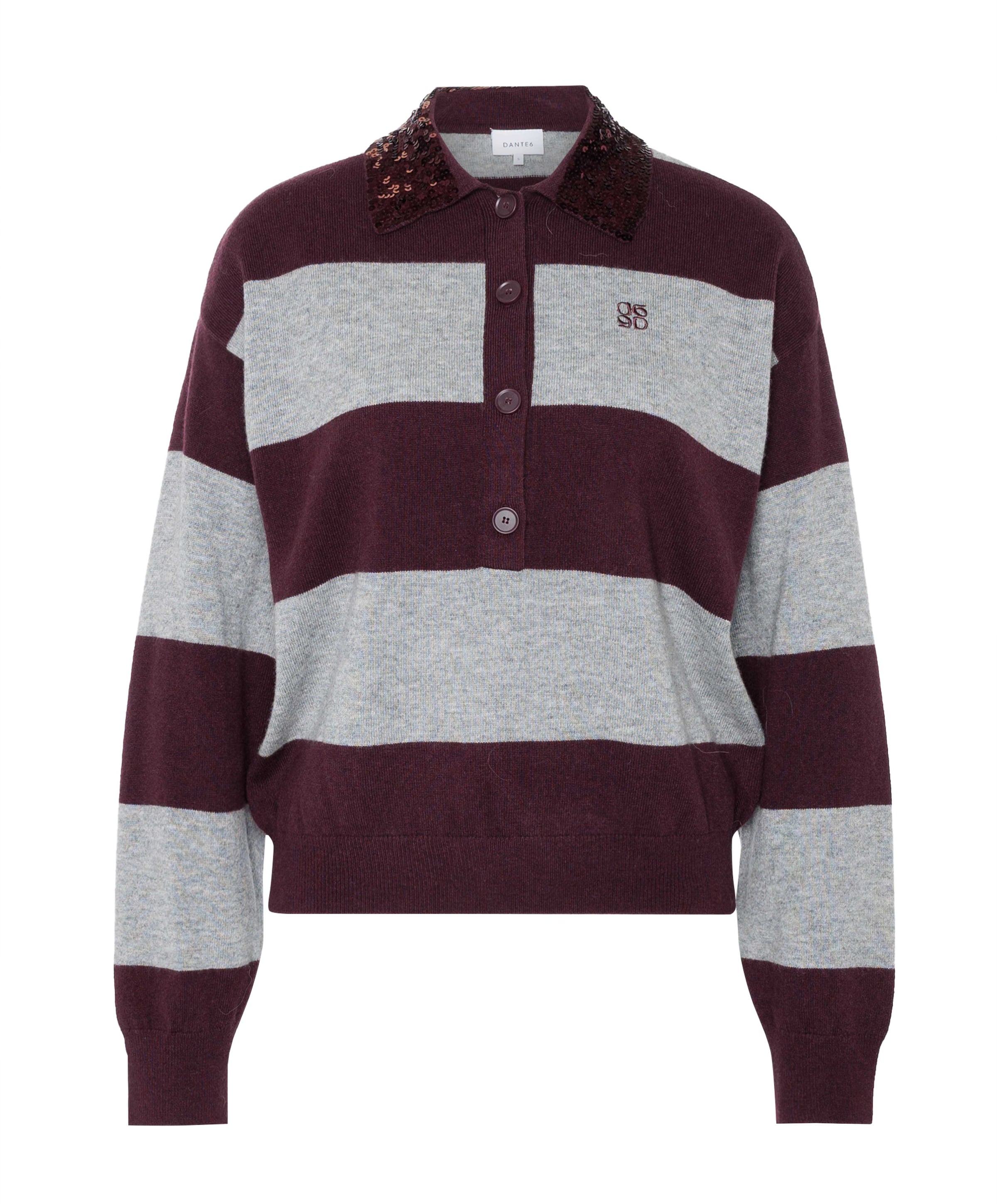 Dames sweater paars