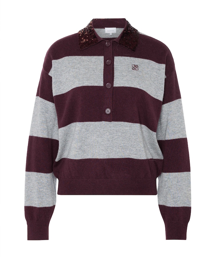 Dames sweater paars