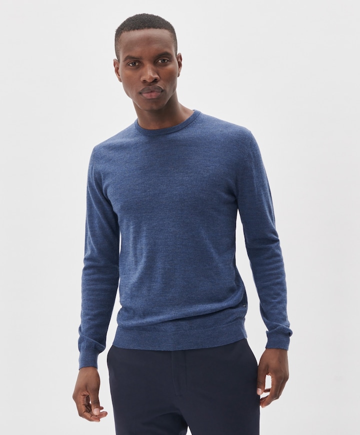 Heren trui blauw