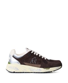 Mased sneakers bruin