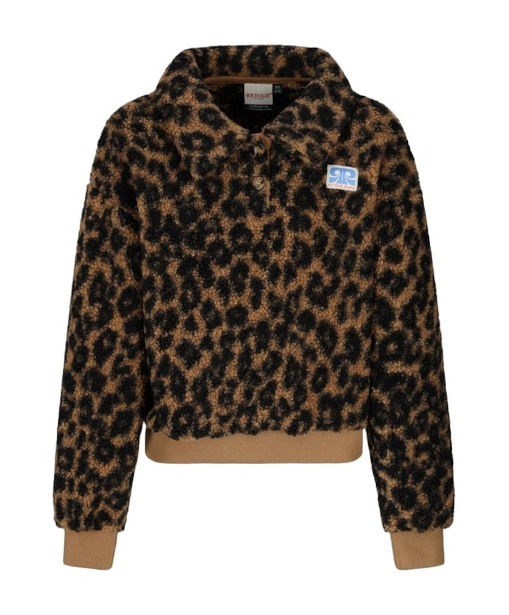 Meisjes hoodie beige