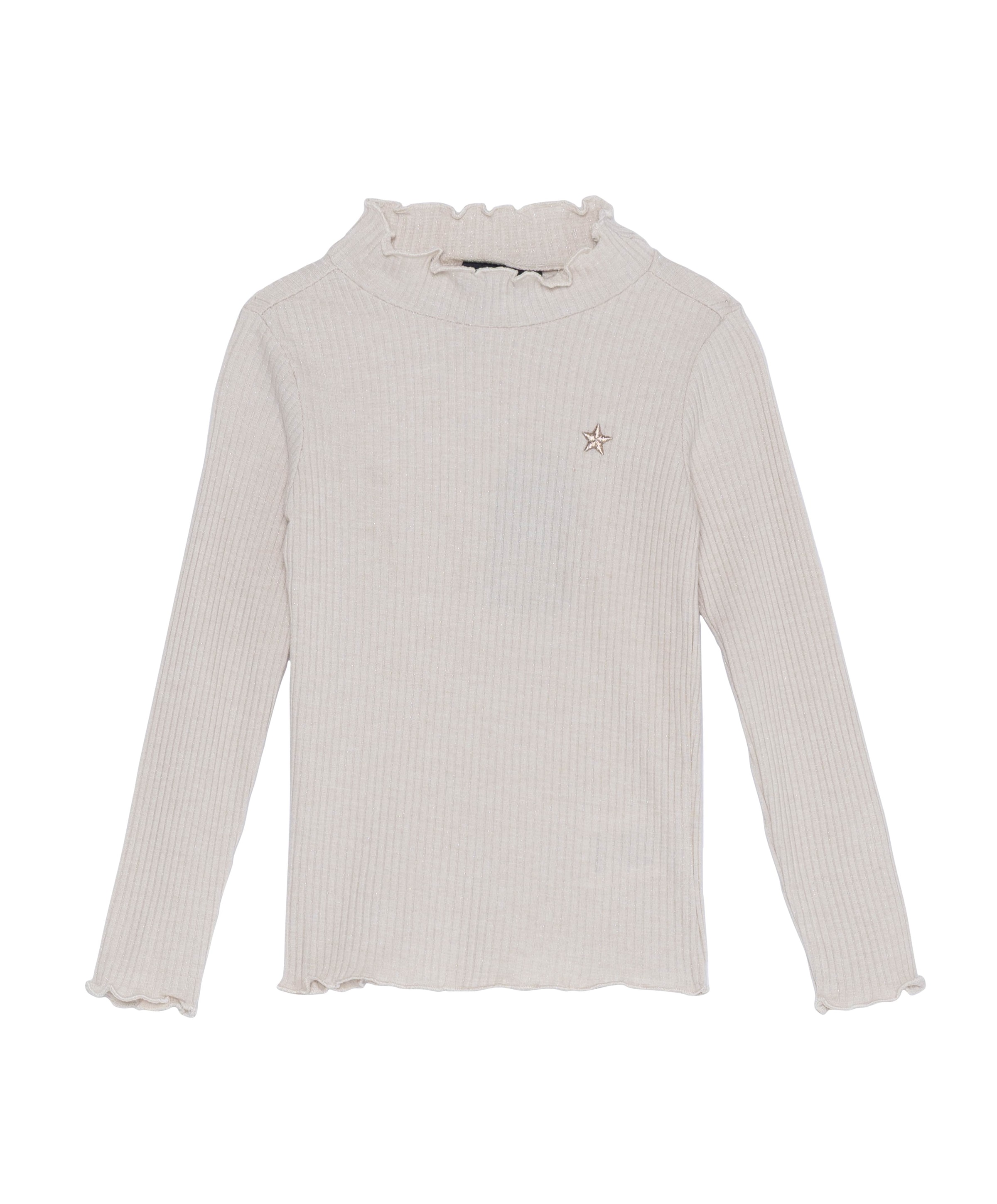 Meisjes longsleeve ecru