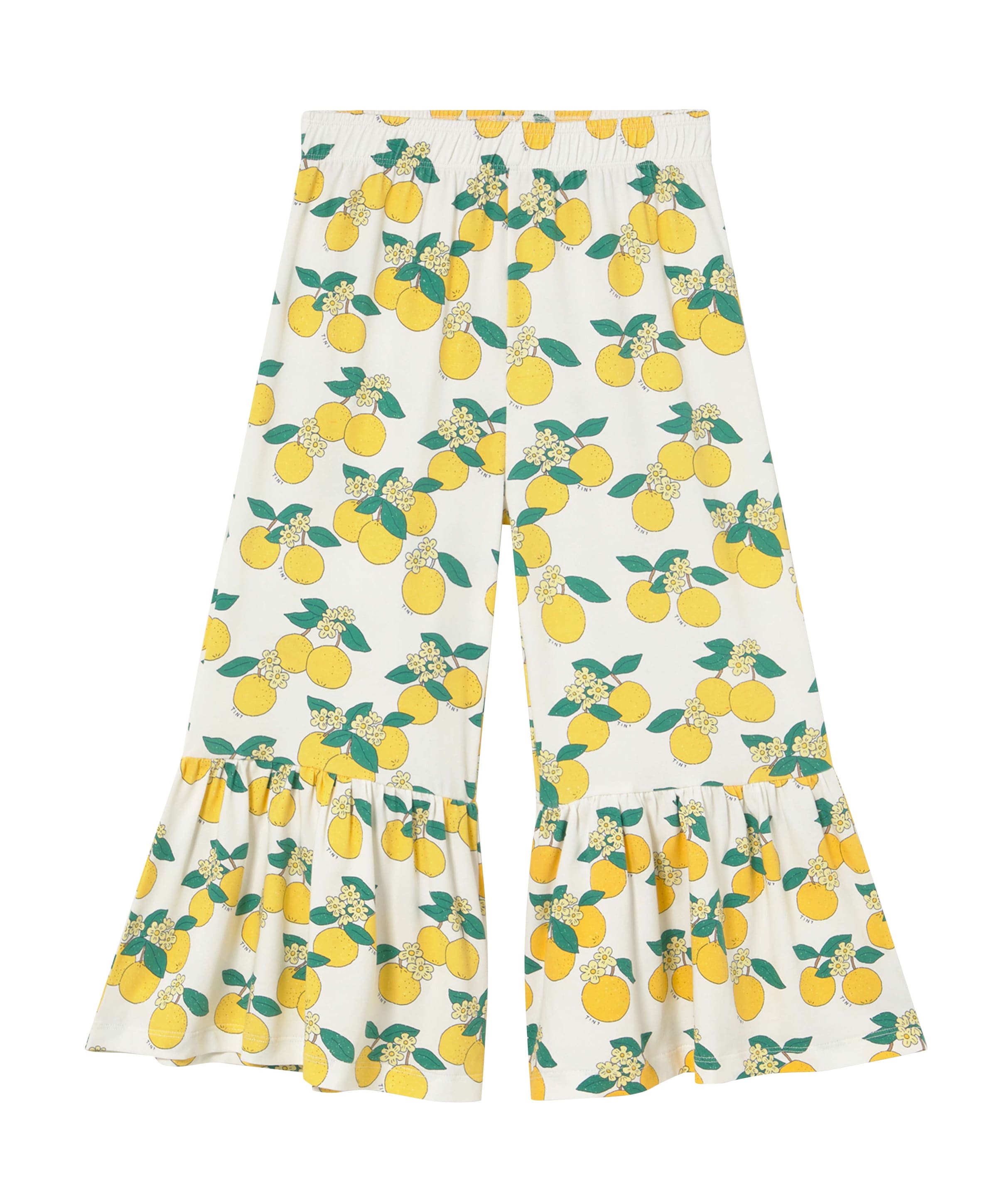 Oranges meisjes broek geel