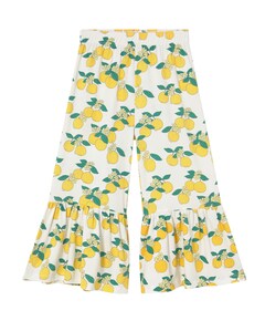 Oranges meisjes broek geel