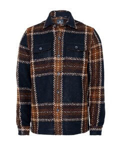 Heren overshirt blauw