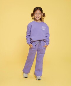 Meisjes sweater paars