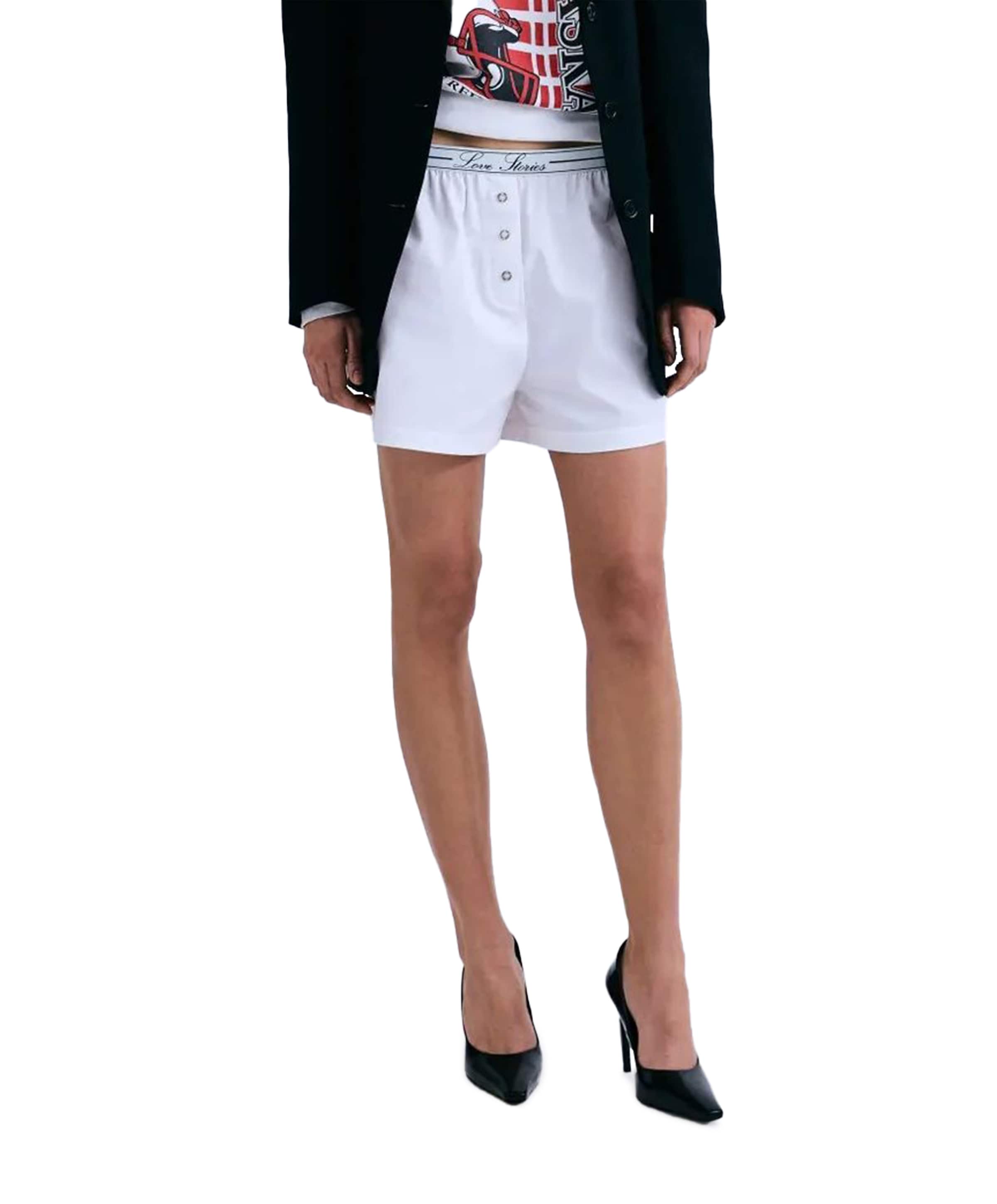 James dames korte broek ecru