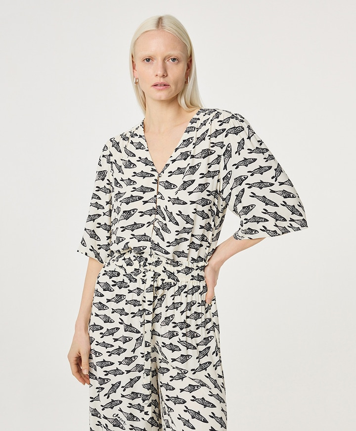Dames blouse wit