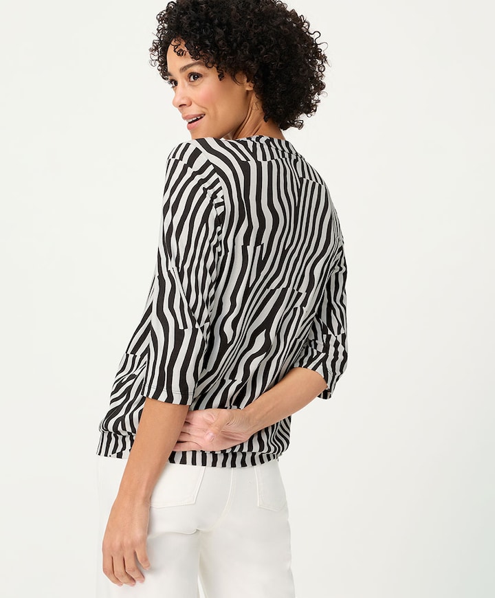 Dames longsleeve zwart