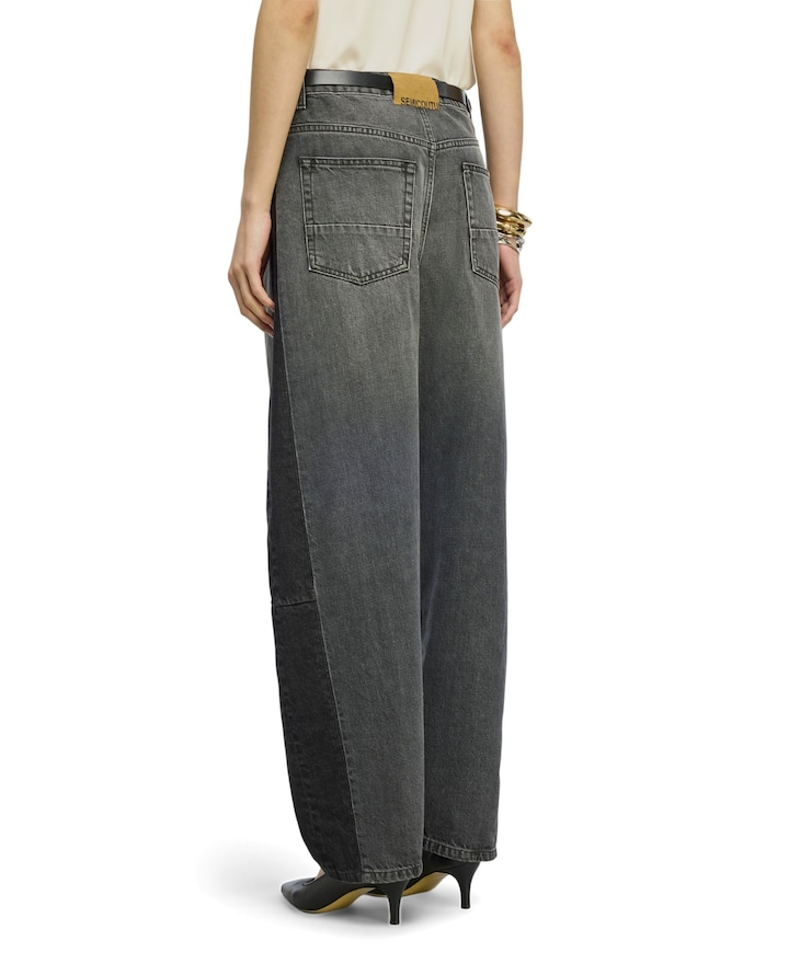 dames jeans grijs