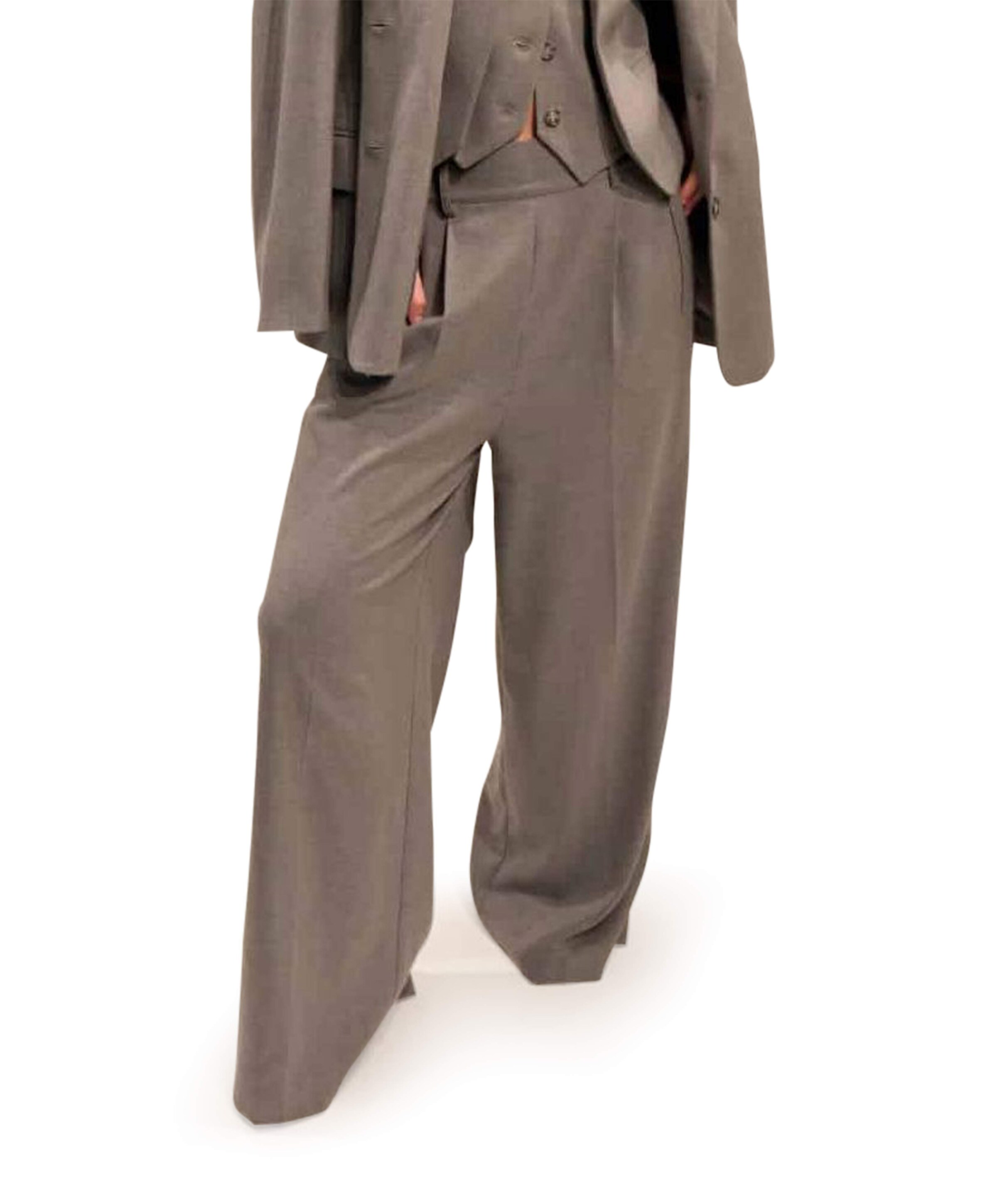 Trouser dames broek grijs