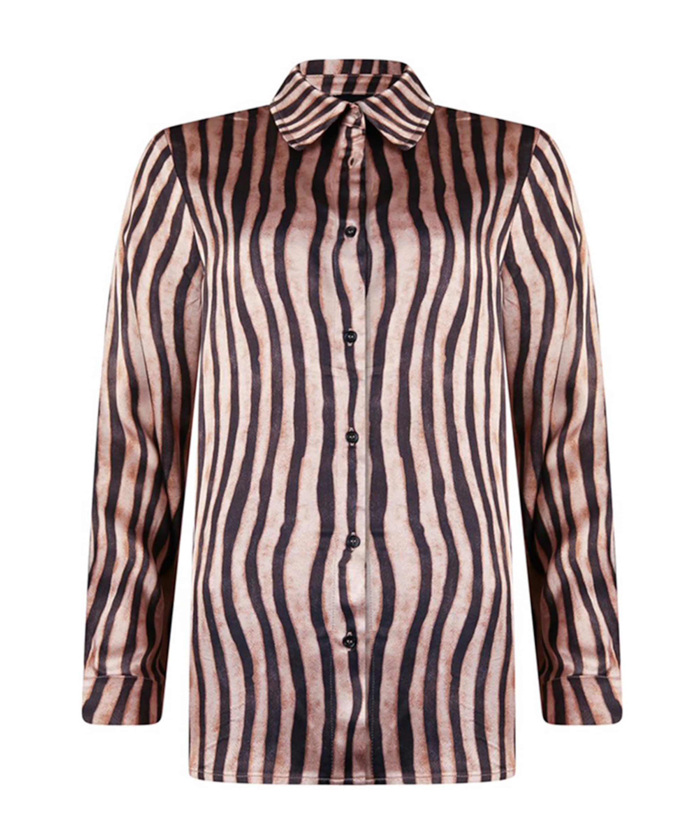 Dames blouse bruin