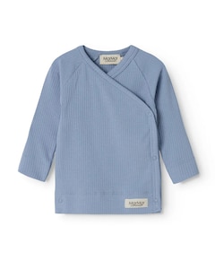 Uniseks longsleeve blauw