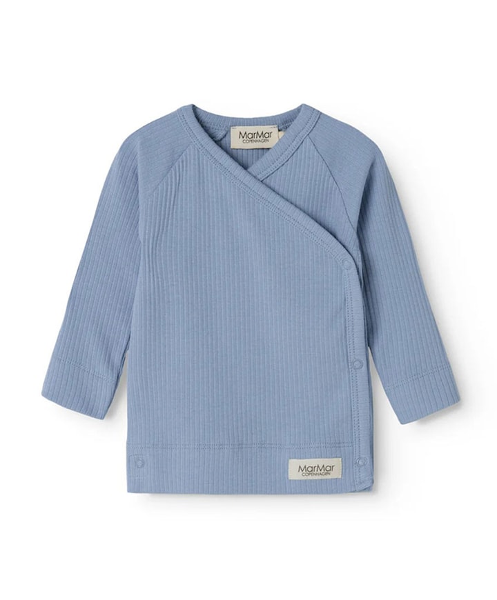 Uniseks longsleeve blauw