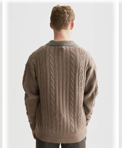 Heren trui bruin