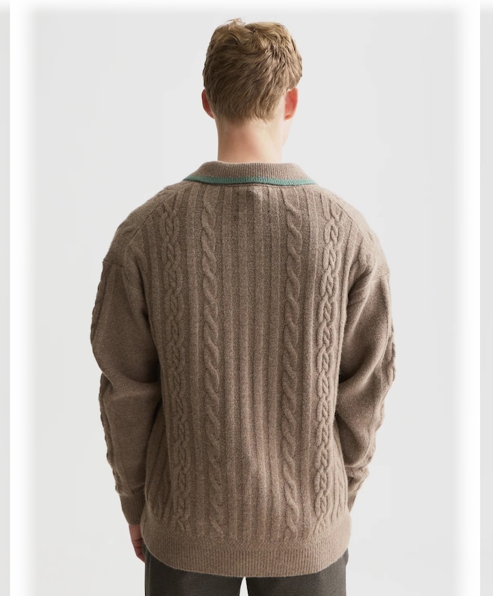 Heren trui bruin