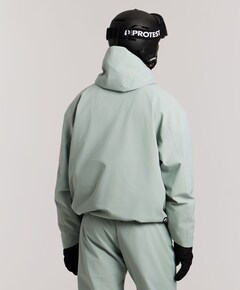 Heren ski-jas grijs
