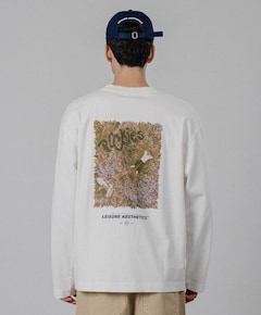 Heren longsleeve ecru