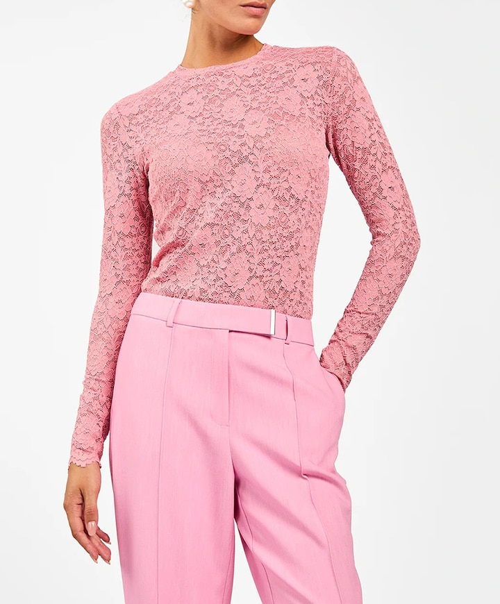 Dames top roze