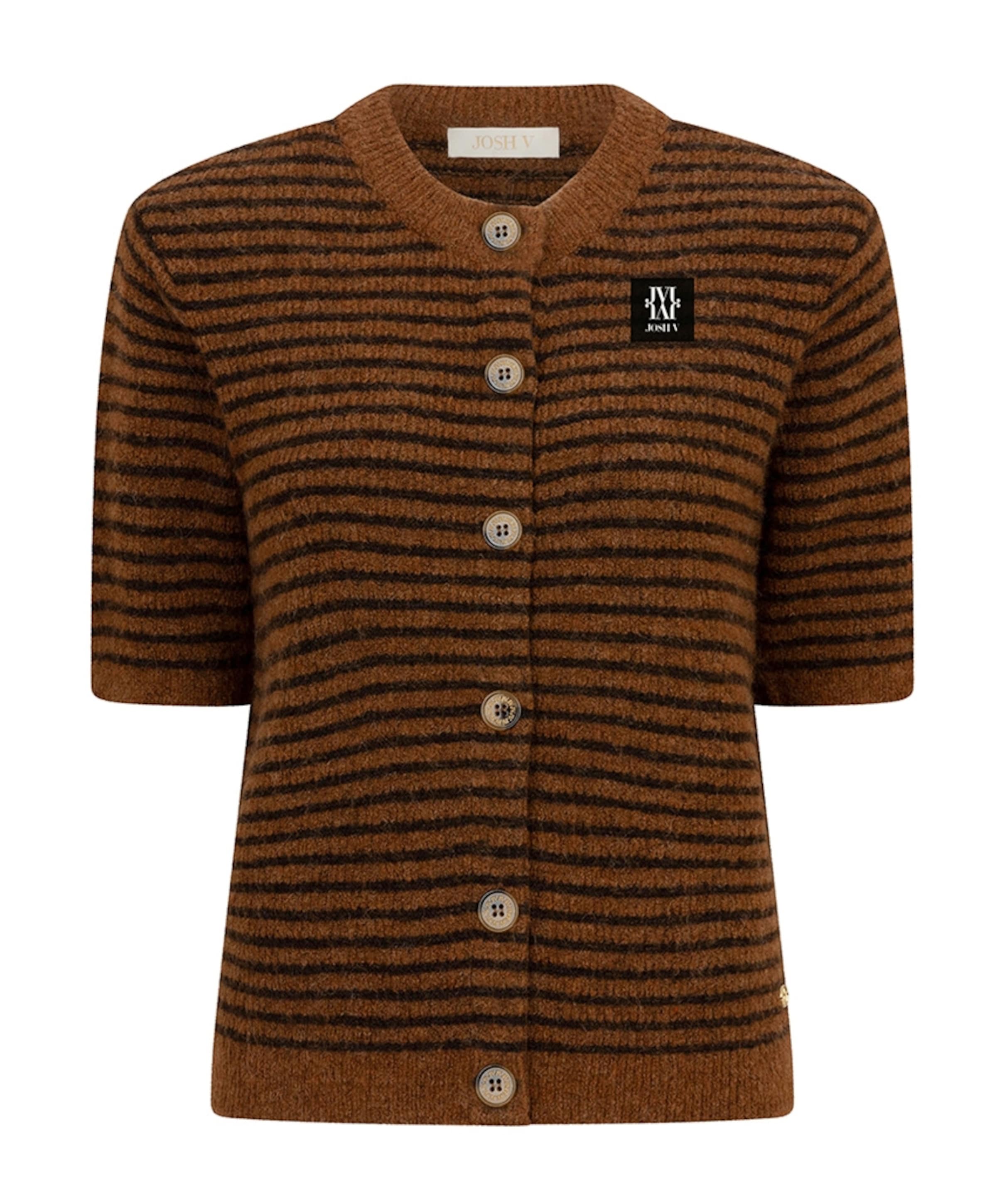 Dames vest bruin