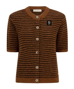 Dames vest bruin