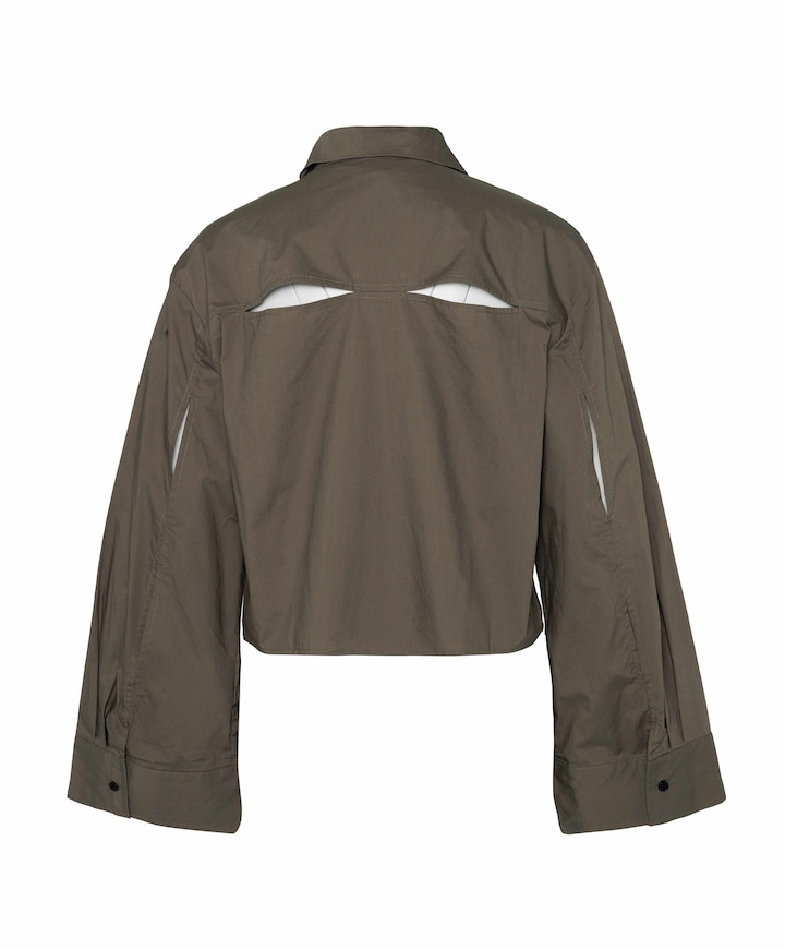 Dames top bruin
