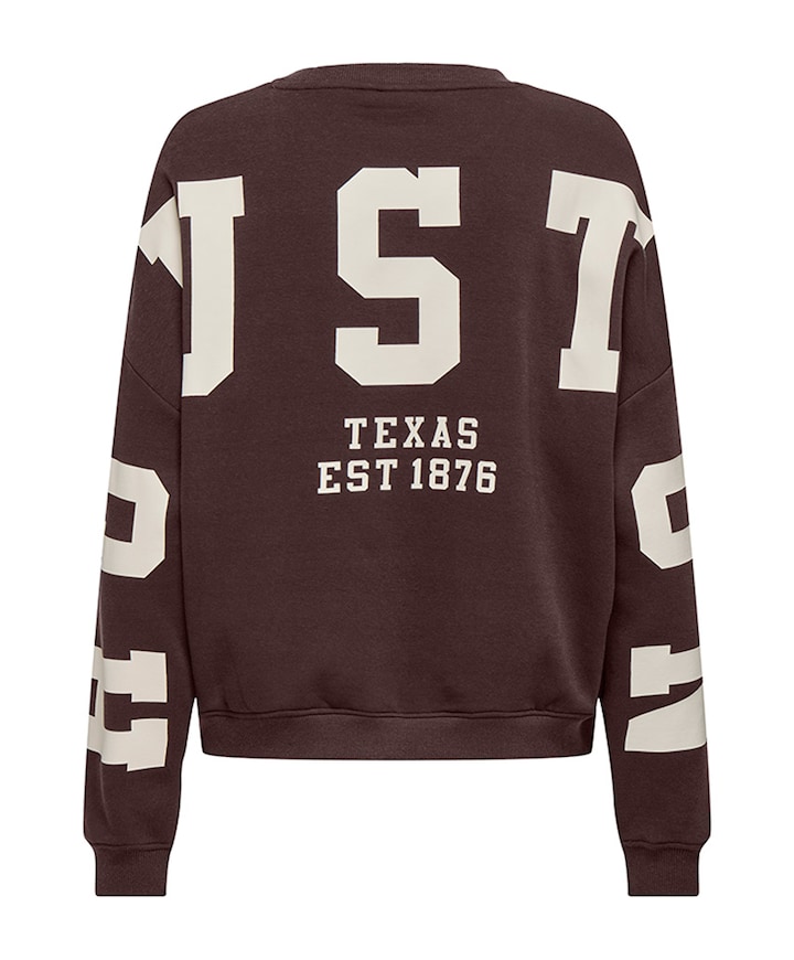 Dames sweater bruin