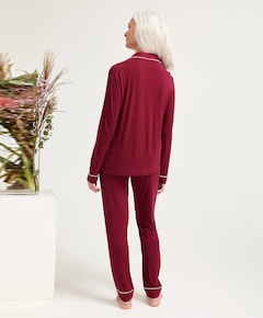 Dames pyjamaset bordeaux