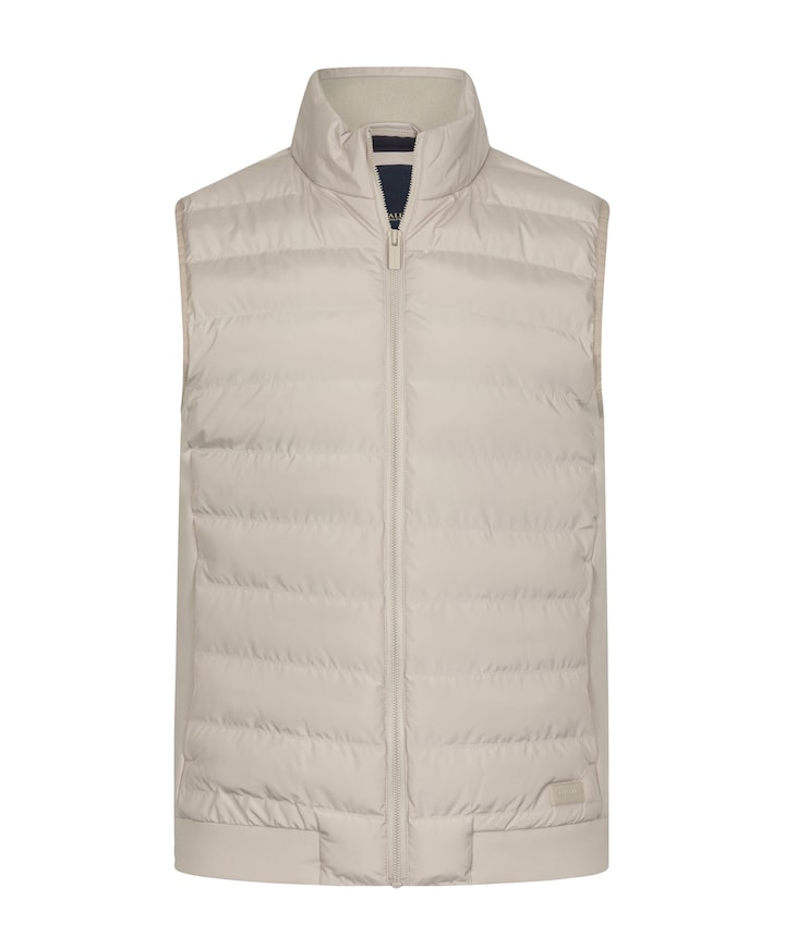 Heren bodywarmer beige