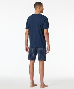 Heren pyjamaset blauw