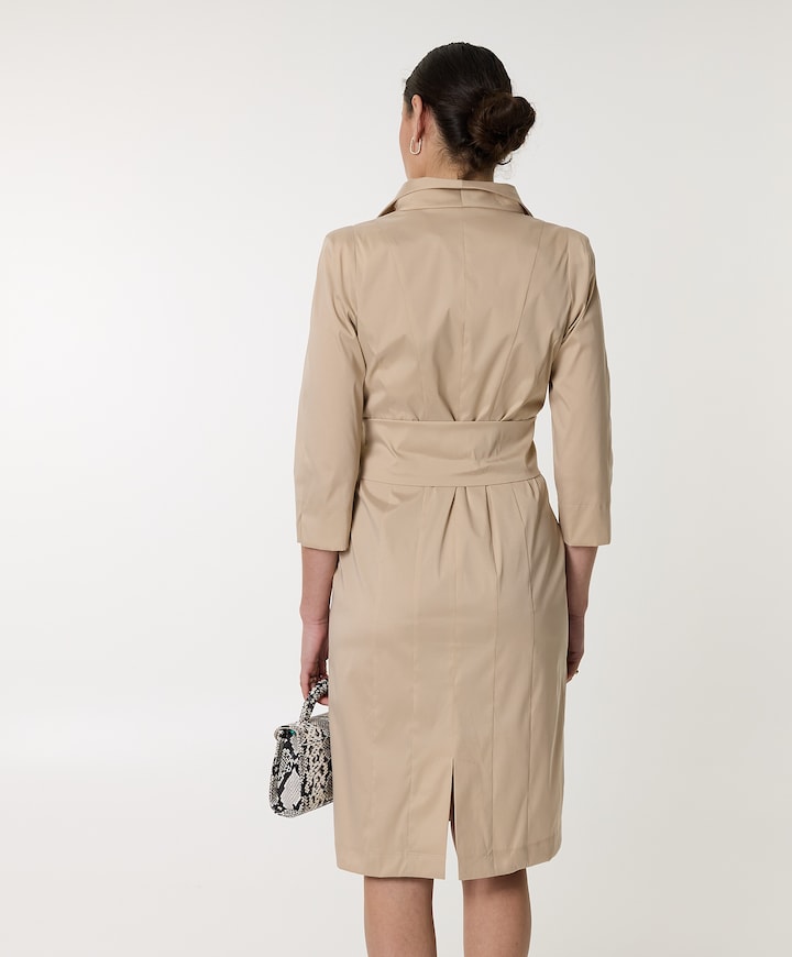 Dames jurk beige