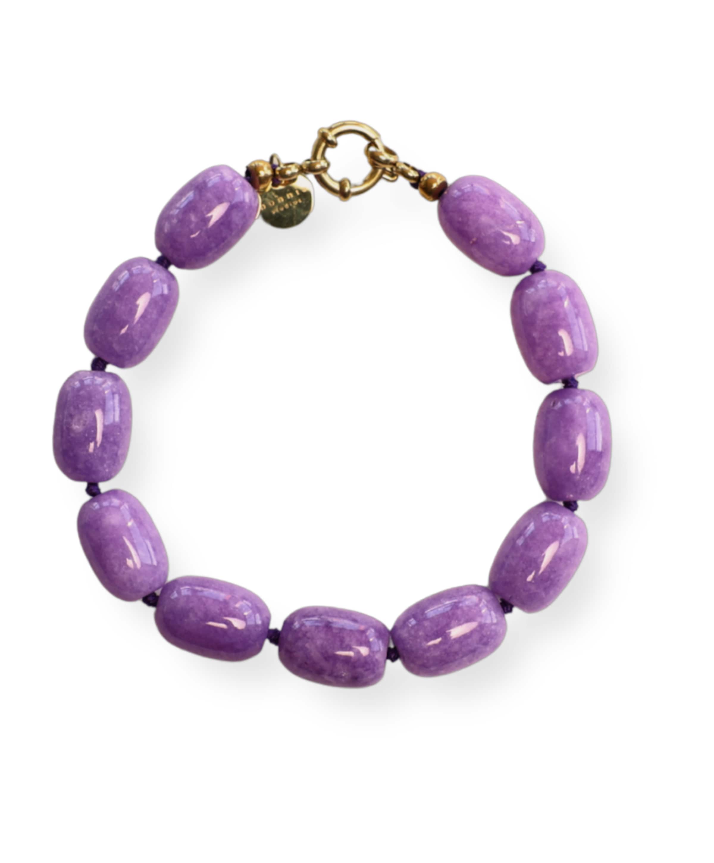 Dames armband paars