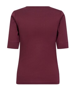 Dames t-shirt bordeaux