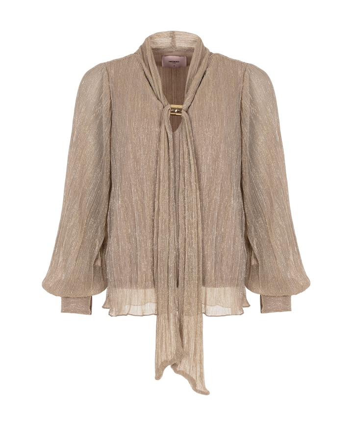 Dames blouse beige