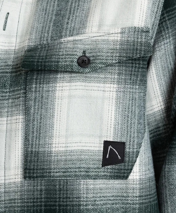 Heren overshirt groen