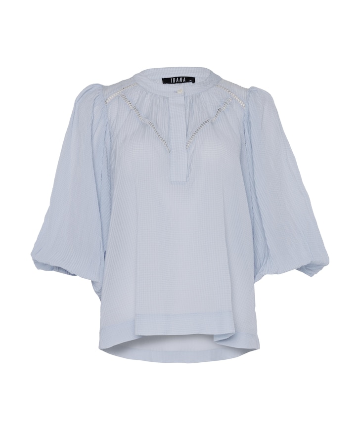 Dames blouse blauw